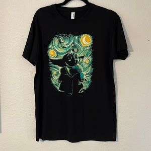 Baby Yoda Van Gogh T shirt